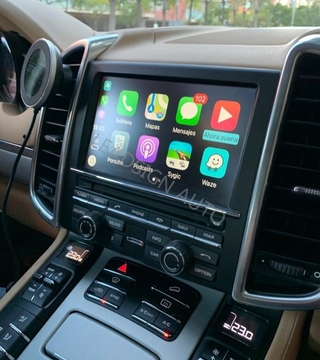 Wireless PORSCHE Multimedia Interface for PCM3.1 with Connect wireless CarPlay Android Auto Interface charging port